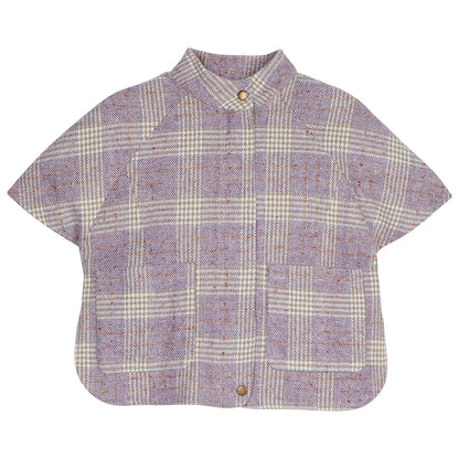 BISBY Cape- Lilac Tweed