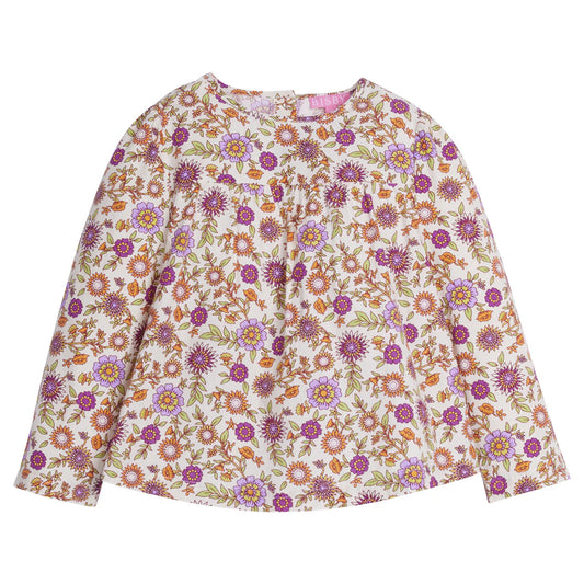 BISBY Lisle Top- Thistle Floral