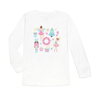 Sweet Wink Nutcracker Doodle Long Sleeve Tee