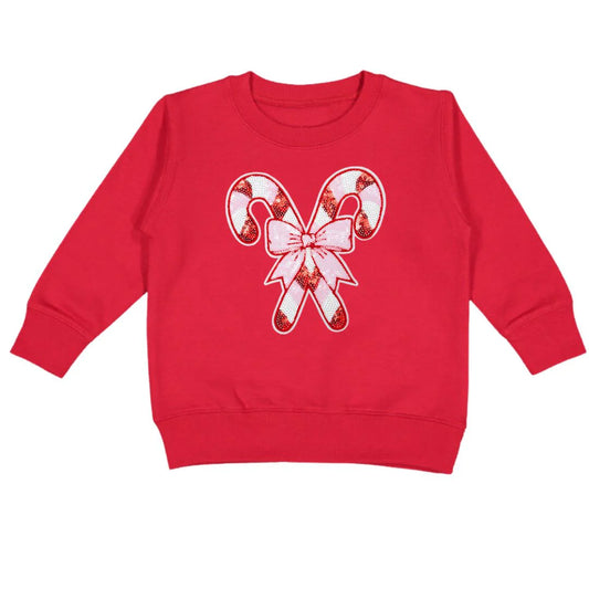 Sweet Wink Candy Cane Sweatshirt