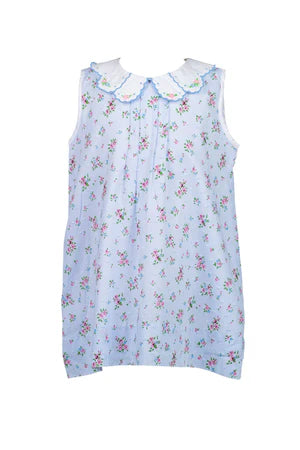 The Proper Peony Bea Blue Floral Dress