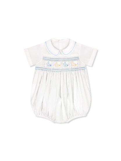 Lullaby Set Noah Ribbon Bubble- Blessings White/Beaumont Blue