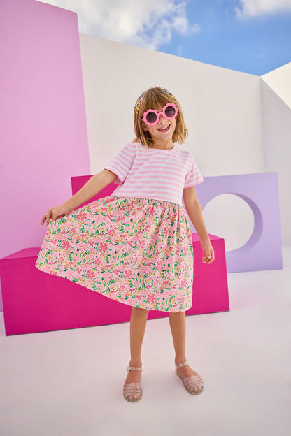 BISBY Rosie Dress- Frangipangi Pink