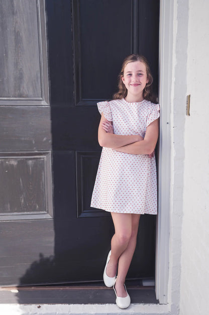 Set Proper Savannah Dress- Scarlett Swiss Dot