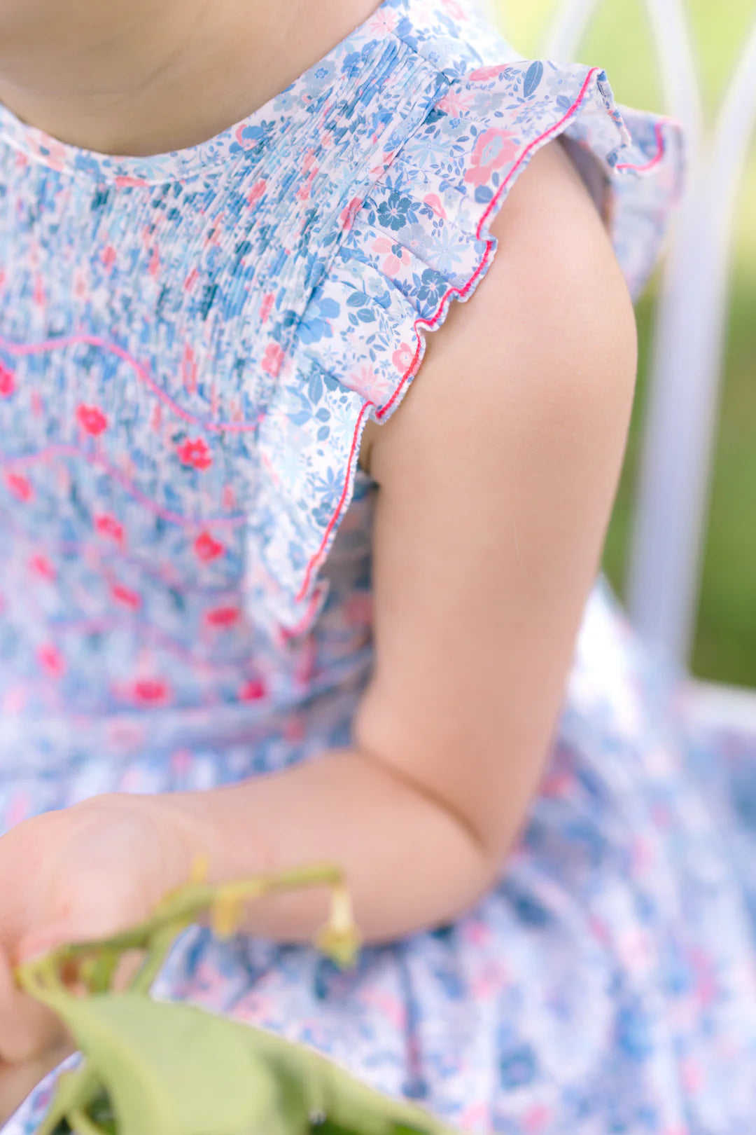 Antoinette Paris Marguerite Dress- Blue Floral