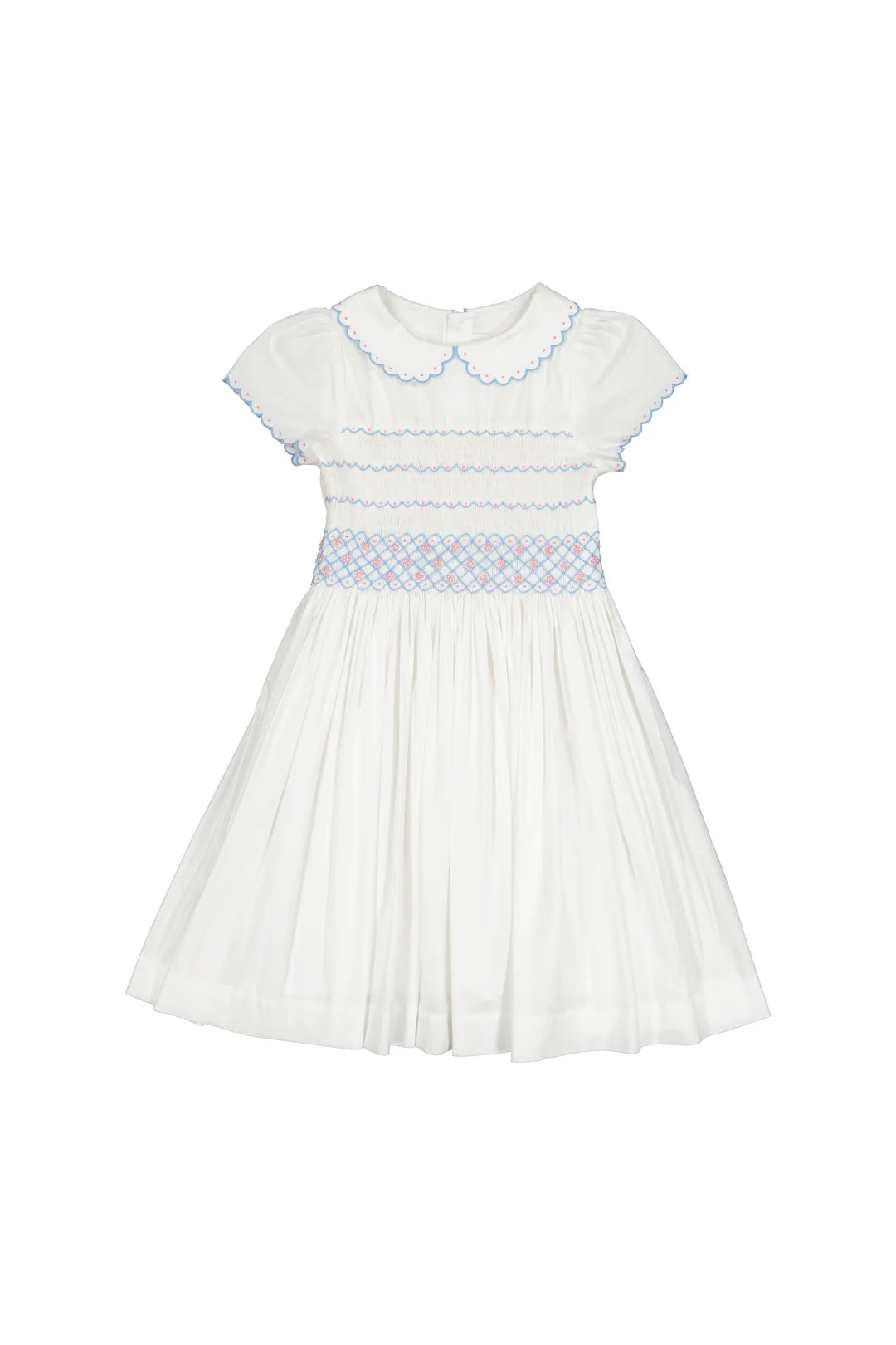 Antoinette Paris Cassis Dress- White