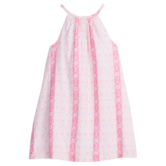 BISBY Halter Swing Dress- Valencia Vines