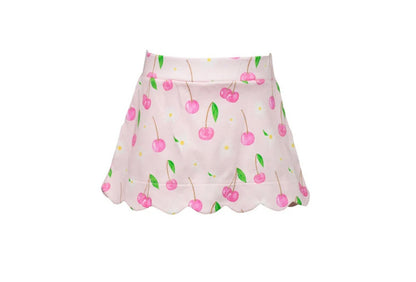 The Proper Peony Cherry Blooms Skort