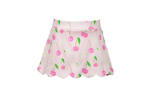 The Proper Peony Cherry Blooms Skort