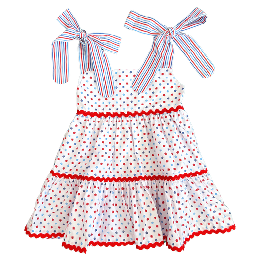 Mint Magnolia Amelia Sundress- Dilworth Liberty Dasies