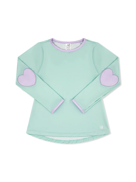 SET Kylie Long Sleeve Tee- Cool Mint