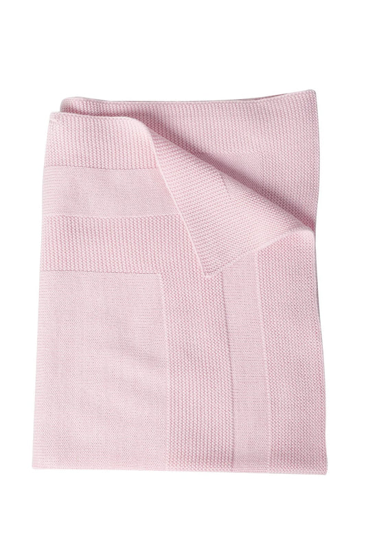 Nella Pima Knit Blanket- pink