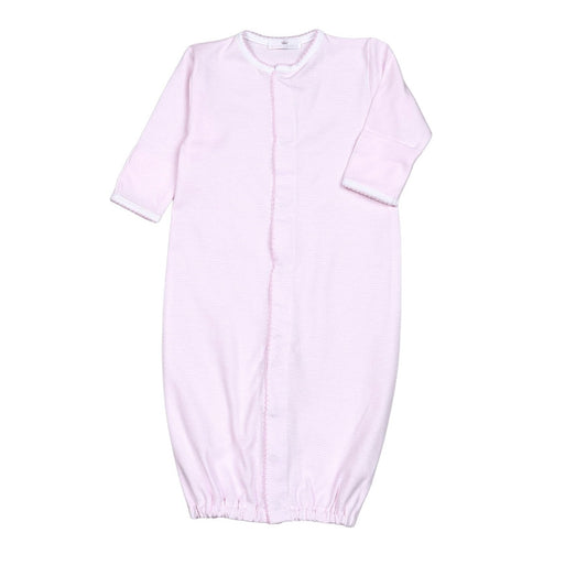 Hug Me First Tiny Pink Stripes Converter Gown